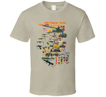 Load image into Gallery viewer, Map - Vietnam Units - with Wpns - Equipment Classic T Shirt, Crewneck Sweatshirt, Hoodie, Long Sleeve