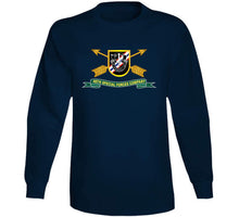 Load image into Gallery viewer, Army - 46th Special Forces Company - Flash W Br - Ribbon X 300 Classic T Shirt, Crewneck Sweatshirt, Hoodie, Long Sleeve