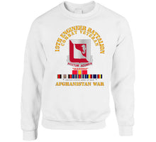 Load image into Gallery viewer, Army 19th Engineer Battalion Afghanistan War W Svc Classic T Shirt, Crewneck Sweatshirt, Hoodie, Long Sleeve