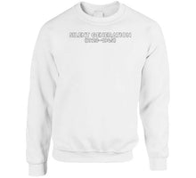 Load image into Gallery viewer, The Silent Generation - Born 1928–1945 - White Txt X 300 T Shirt