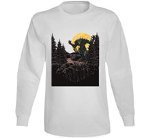 Load image into Gallery viewer, Wolfman Attacking Moon Forest - X 300 Classic T Shirt, Crewneck Sweatshirt, Hoodie, Long Sleeve