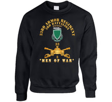 Load image into Gallery viewer, 3rd Bn 33rd Armor Branch W 33rd Armor Pickles Dui - Men Of War - X 300 Classic T Shirt, Crewneck Sweatshirt, Hoodie, Long Sleeve
