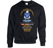 Load image into Gallery viewer, 179th Infantry Regiment - Tomahawks - Iraq Surge 2008 W Cib - Oif - Iraq Svc X 300 Classic T Shirt, Crewneck Sweatshirt, Hoodie, Long Sleeve