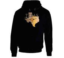 Load image into Gallery viewer, Texas - Rattler Skin -texas State Map W Longhorn - Classic T Shirt, Crewneck Sweatshirt, Hoodie, Long Sleeve