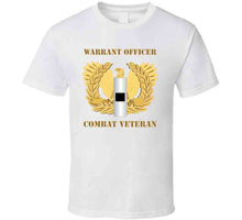 Load image into Gallery viewer, Emblem - Warrant Officer - Wo1 - Combat Veteran X 300 T Shirt