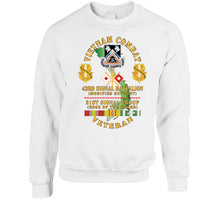 Load image into Gallery viewer, Army - Vietnam Combat Veteran - 43rd Signal Bn, 21st Signal Group Dui W Vn Svc X 300 Classic T Shirt, Crewneck Sweatshirt, Hoodie, Long Sleeve