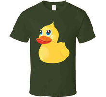 Load image into Gallery viewer, Yellow Rubber Duck - Oblique Left Front Ladies T Shirt