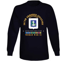 Load image into Gallery viewer, 367th Armored Infantry Battalion - Dui W Eur Svc X 300 Classic T Shirt, Crewneck Sweatshirt, Hoodie, Long Sleeve