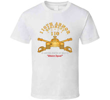 Load image into Gallery viewer, 110th Armor Regiment - Above Equal X 300 Classic T Shirt, Crewneck Sweatshirt, Hoodie, Long Sleeve
