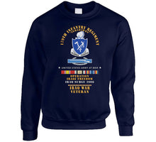 Load image into Gallery viewer, 179th Infantry Regiment - Tomahawks - Iraq Surge 2008 W Cib - Oif - Iraq Svc X 300 Classic T Shirt, Crewneck Sweatshirt, Hoodie, Long Sleeve