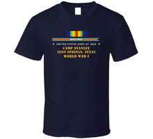 Load image into Gallery viewer, Army - Camp Stanley, Leon Springs, Texas with World War I Service Ribbon Classic T Shirt, Crewneck Sweatshirt, Hoodie, Long Sleeve