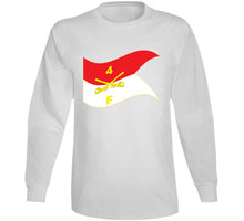 Load image into Gallery viewer, F Troop, 4th Cavalry Regiment - Guidon - Gold - Waving Classic T Shirt, Crewneck Sweatshirt, Hoodie, Long Sleeve