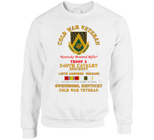 Load image into Gallery viewer, Army - Cold War Vet - Troop A, 240th Cavalry Regiment - Owensboro, Kentucky W Cold Svc Classic T Shirt, Crewneck Sweatshirt, Hoodie, Long Sleeve