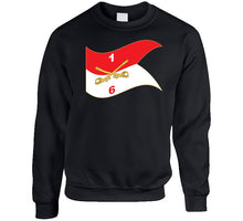 Load image into Gallery viewer, 6th Squadron, 1st Cavalry Regiment - Guidon - Waving X 300 Classic T Shirt, Crewneck Sweatshirt, Hoodie, Long Sleeve