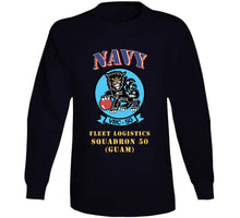 Load image into Gallery viewer, Big Navy - Fleet Logistics Squadron 50 - Ssi - Guam X 300 Classic T Shirt, Crewneck Sweatshirt, Hoodie, Long Sleeve