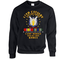 Load image into Gallery viewer, Army - 5th Squadron 17th Cavalry - Air Cav - Camp Mobile Korea W Kdsm Svc Classic T Shirt, Crewneck Sweatshirt, Hoodie, Long Sleeve