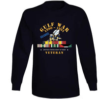 Load image into Gallery viewer, Gulf War 1990 - 1991 W Svc Ribbons - Car - Seabee X 300 T Shirt
