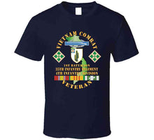 Load image into Gallery viewer, Vietnam Combat Infantry Veteran W 1st Bn 35th Inf - 4th Id Ssi X 300 T Shirt