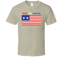 Load image into Gallery viewer, Flag - Western Forces - 2 Star Flag W Txt T-Shirts - Classic