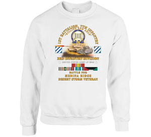 Army - 1st Battalion, 7th Infantry - 3rd Id - Battle Medina Ridge W M1 - M2 - Desert Storm Veteran X 300 Classic T Shirt, Crewneck Sweatshirt, Hoodie, Long Sleeve