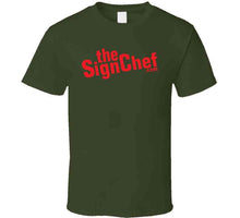 Load image into Gallery viewer, The Sign Chef Dot Com - Red Txt Classic T Shirt, Crewneck Sweatshirt, Hoodie, Long Sleeve