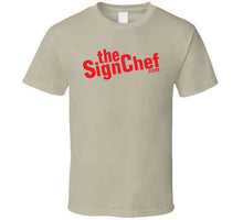 Load image into Gallery viewer, The Sign Chef Dot Com - Red Txt Classic T Shirt, Crewneck Sweatshirt, Hoodie, Long Sleeve