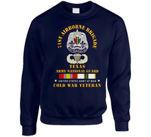 Load image into Gallery viewer, Army - 1st Airborne Bde - Txarng - Cold War Vet Wo Parachute W Cold Svc X 300 Classic T Shirt, Crewneck Sweatshirt, Hoodie, Long Sleeve