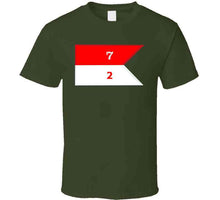 Load image into Gallery viewer, Army - 2nd Squadron, 7th Cavalry Guidon Classic T Shirt, Crewneck Sweatshirt, Hoodie, Long Sleeve