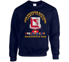 Load image into Gallery viewer, Army 19th Engineer Battalion Afghanistan War W Svc Classic T Shirt, Crewneck Sweatshirt, Hoodie, Long Sleeve