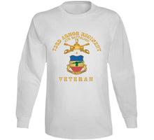 Load image into Gallery viewer, 4th Battalion 73rd Armor Regiment - Veteran W Dui Wo At War - Br Long Sleeve Tee