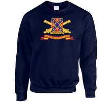 Load image into Gallery viewer, 107th Field Artillery Regiment - Dui W Br - Ribbon X 300 Classic T Shirt, Crewneck Sweatshirt, Hoodie, Long Sleeve