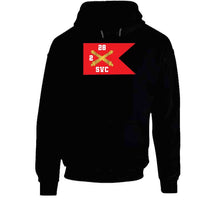 Load image into Gallery viewer, Army - Svc Brty, 2nd Battalion 28th Field Artillery Regiment - Red Wing Guidon X 300 Classic T Shirt, Crewneck Sweatshirt, Hoodie, Long Sleeve