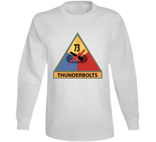 Load image into Gallery viewer, Army - 73rd Tank Battalion -thunderbolts W Ssi Name Tape X 300 Classic T Shirt, Crewneck Sweatshirt, Hoodie, Long Sleeve