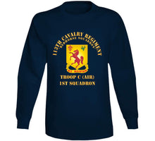 Load image into Gallery viewer, 113th Cavalry Regiment - Dui - Redhorse Squadron - Troop C - 1st Squadron X 300 T Shirt
