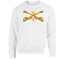 Load image into Gallery viewer, Army - 3rd Squadron - 12th Cavalry Branch Wo Txt Classic T Shirt, Crewneck Sweatshirt, Hoodie, Long Sleeve