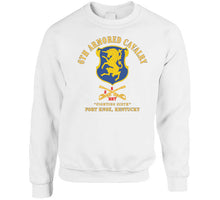 Load image into Gallery viewer, Army - 6th Acr W Cav Br Ft Knox Kentucky - Red Txt X 300 Classic T Shirt, Crewneck Sweatshirt, Hoodie, Long Sleeve