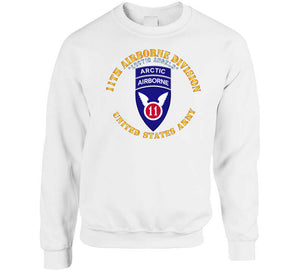 11th Airborne Division - Arctic Angels W Arctic Tab X 300 Classic T Shirt, Crewneck Sweatshirt, Hoodie, Long Sleeve