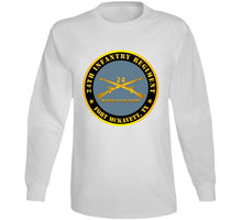 Load image into Gallery viewer, Army - 24th Infantry Regiment - Fort Mckavett, Tx - Buffalo Soldiers W Inf Branch Classic T Shirt, Crewneck Sweatshirt, Hoodie, Long Sleeve