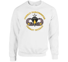 Load image into Gallery viewer, Army - Combat Paratrooper - Combat Veteran Classic T Shirt, Crewneck Sweatshirt, Hoodie, Long Sleeve