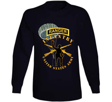 Load image into Gallery viewer, Army - Infantry - Follow Me - Ranger Tab - Paratrooper X 300 Classic T Shirt, Crewneck Sweatshirt, Hoodie, Long Sleeve