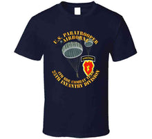 Load image into Gallery viewer, Us Paratrooper - 4th Bde Cbt Tm - 25th Infantry Div Classic T Shirt, Crewneck Sweatshirt, Hoodie, Long Sleeve