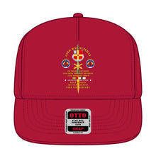 Load image into Gallery viewer, Baseball Cap - Cold War Vet - 1st Missile Bn, 81st Artillery 56th Artillery Group - Neu-Ulm Germany - Firing Missile w COLD SVC - Film to Garment (FTG)