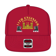 Load image into Gallery viewer, Baseball Cap - 11th Engineer Battalion - Hat X 300 - Film to Garment (FTG)