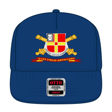 Load image into Gallery viewer, Baseball Cap - 81st Field Artillery w Br - Ribbon - Film to Garment (FTG)