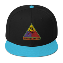 Load image into Gallery viewer, Snapback Hat - 761st Tank Battalion SSI w Name Tape