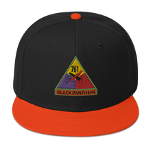Load image into Gallery viewer, Snapback Hat - 761st Tank Battalion SSI w Name Tape