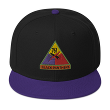 Load image into Gallery viewer, Snapback Hat - 761st Tank Battalion SSI w Name Tape