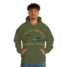 Load image into Gallery viewer, Unisex Heavy Blend™ Hooded Sweatshirt - Army - M107 - 175mm Gun - Artillery Veteran