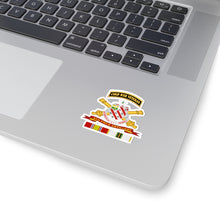 Load image into Gallery viewer, Kiss-Cut Stickers - Army - 8th Field Artillery w Br - Ribbon COLD WAR Vet Tab