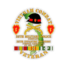 Load image into Gallery viewer, Kiss-Cut Stickers - Army - Vietnam Combat Veteran w 25th Military Police Co w 25th ID X 300